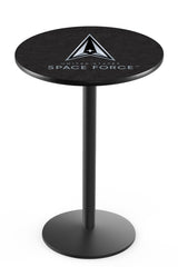 L214 Black Wrinkle United States Space Force Pub Table | Space Force VFW Pub Tables