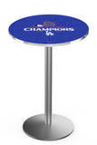 L214 Stainless Los Angeles Dodgers 2024 World Series Champions Pub Table