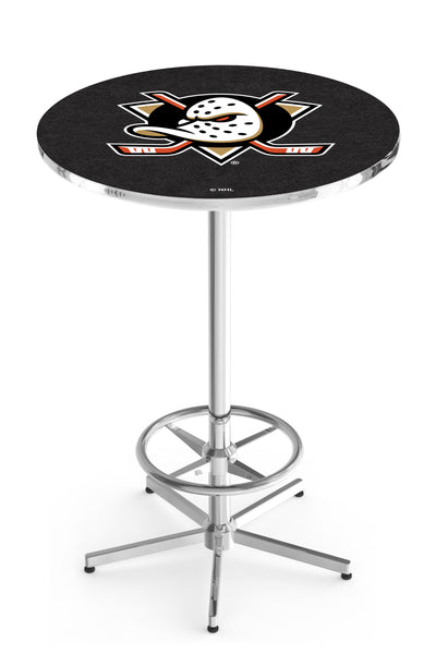 L216 Chrome Anaheim Ducks Pub Table