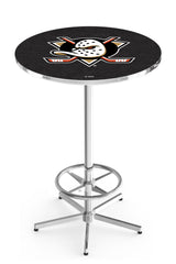 L216 Chrome Anaheim Ducks Pub Table