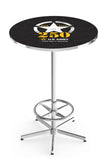 L216 Chrome United States Military Army 250th Anniversary Pub Table | Army VFW Pub Table