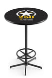 L216 Black Wrinkle United States Army 250th Anniversary Pub Table | Army VFW Pub Table