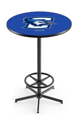 L216 Black Wrinkle Creighton Blue Jays Pub Table