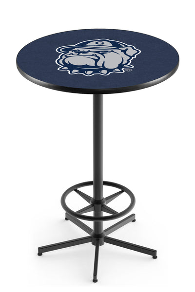 L216 Black Wrinkle Georgetown Hoyas Pub Table