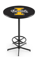 L216 Black Wrinkle Idaho Vandals Pub Table