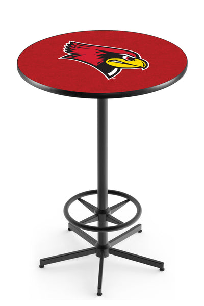 L216 Black Wrinkle Illinois State University Redbirds Pub Table