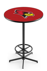 L216 Black Wrinkle Illinois State University Redbirds Pub Table