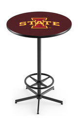 L216 Black Wrinkle Iowa State Cyclones Pub Table