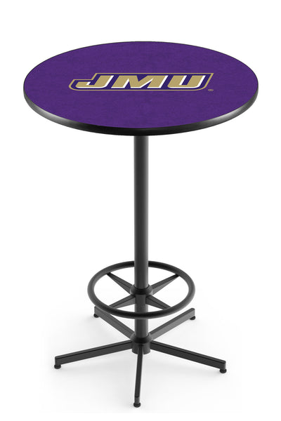 L216 Black Wrinkle James Madison Dukes Pub Table