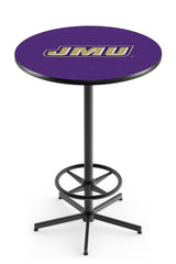 L216 Black Wrinkle James Madison Dukes Pub Table