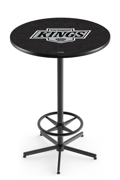 L216 Black Wrinkle LA Kings Pub Table