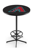 Arizona Diamondbacks MLB L216 Black Wrinkle Pub Table