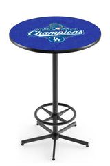 L216 Black Wrinkle Los Angeles Dodgers 2025 World Series Champions Pub Table