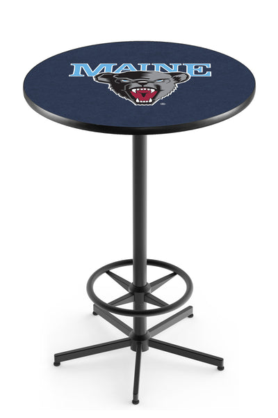 L216 Black Wrinkle University of Maine Black Bears Pub Table
