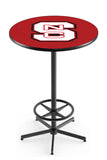 L216 Black Wrinkle NC State Wolfpack Pub Table