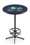 L216 Black Wrinkle Notre Dame Fighting Irish Leprechaun Pub Table