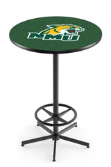 L216 Black Wrinkle Northern Michigan University Wildcats Pub Table