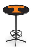 L216 Black Wrinkle Tennessee Volunteers Pub Table