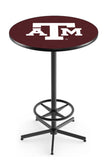 L216 Black Wrinkle Texas A&M Aggies Pub Table