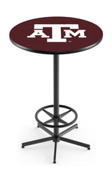 L216 Black Wrinkle Texas A&M Aggies Pub Table