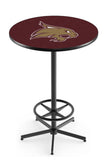 L216 Black Wrinkle Texas State University Bobcats Pub Table