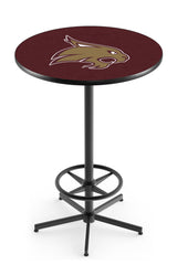 L216 Black Wrinkle Texas State University Bobcats Pub Table