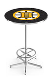 L216 Chrome Boston Bruins Pub Table
