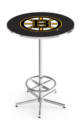 L216 Chrome Boston Bruins Pub Table