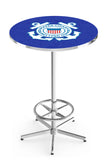 L216 Chrome United States Military Coast Guard Pub Table | Coast Guard VFW Pub Table