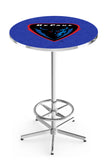 L216 Chrome DePaul Blue Demons Pub Table