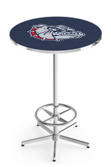 L216 Chrome Gonzaga Bulldogs Pub Table