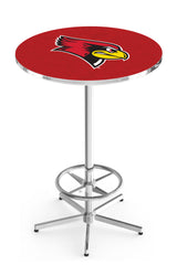 L216 Chrome Illinois State University Redbirds Pub Table