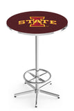 L216 Chrome Iowa State Cyclones Pub Table