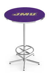 L216 Chrome James Madison Dukes Pub Table