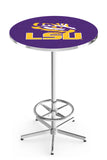 L216 Chrome LSU Tigers Pub Table