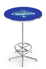 L216 Chrome Los Angeles Dodgers 2025 World Series Champions Pub Table