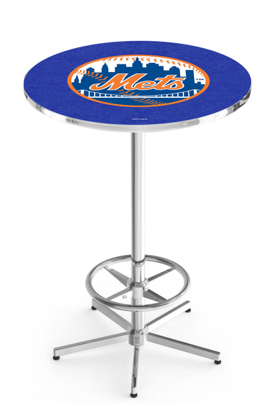 New York Mets L216 Chrome MLB Pub Table