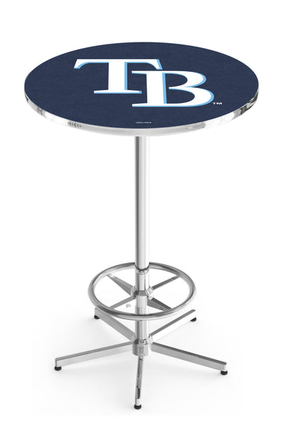 Tampa Bay Rays L216 Chrome MLB Pub Table