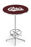 L216 Chrome University of Montana Grizzlies Pub Table