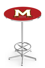 L216 Chrome Maryland Terrapins Pub Table