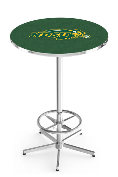 L216 Chrome North Dakota State University Bison Pub Table