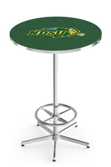 L216 Chrome North Dakota State University Bison Pub Table