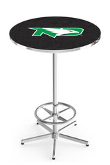 L216 Chrome North Dakota Fighting Hawks Pub Table