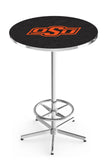 L216 Chrome Oklahoma State University Cowboys Pub Table