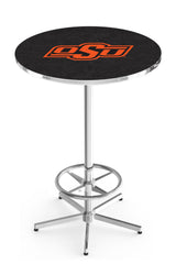 L216 Chrome Oklahoma State University Cowboys Pub Table