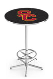 L216 Chrome University of Southern California Trojans Pub Table