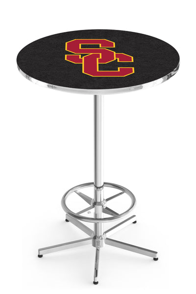 L216 Chrome University of Southern California Trojans Pub Table