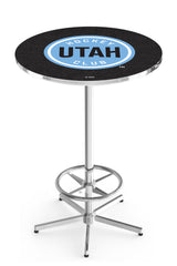 L216 Chrome Utah Hockey Club Pub Table