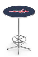 L216 Chrome Washington Capitals Pub Table