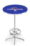 L216 Chrome Los Angeles Dodgers 2024 World Series Champions Pub Table